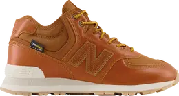 New Balance: Оранжевые кроссовки  574