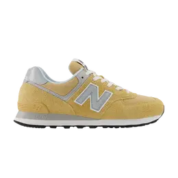 New Balance: Бежевые кроссовки  574