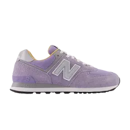New Balance: Фиолетовые кроссовки  574