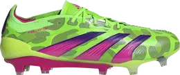 Adidas: Зелёные кроссовки  Predator
