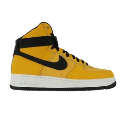 Nike: Жёлтые кроссовки  Air Force 1 High