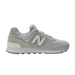 New Balance: Серые кроссовки  574