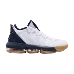 Nike: Белые кроссовки  LeBron 16 Low