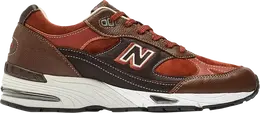 New Balance: Коричневые кроссовки  991