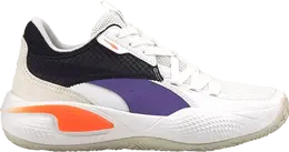 PUMA: Белые кроссовки  Court Rider