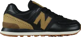 New Balance: Чёрные кроссовки  574