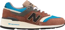 New Balance: Коричневые кроссовки  997