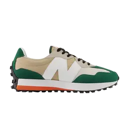 New Balance: Бежевые кроссовки  327