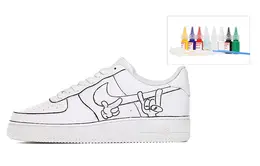 Nike: Белые кроссовки  Air Force 1