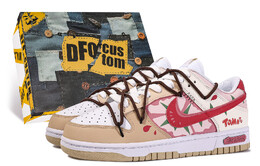 Nike: Белые кроссовки  Dunk