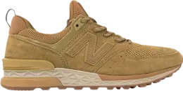 New Balance: Коричневые кроссовки  574