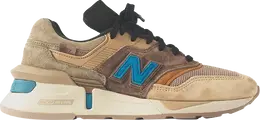 New Balance: Коричневые кроссовки 