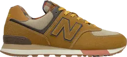 New Balance: Тёмные кроссовки  574