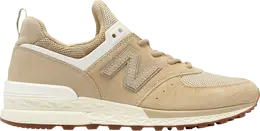 New Balance: Коричневые кроссовки  574