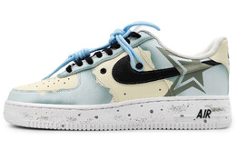 Nike: Зелёные кроссовки  Air Force 1