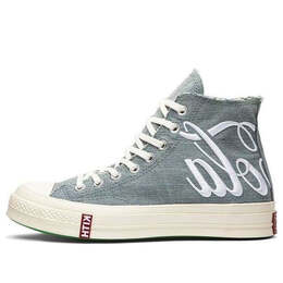 Converse: Серые кроссовки  Chuck 70 Hi