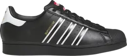 Adidas: Чёрные кроссовки  Superstar