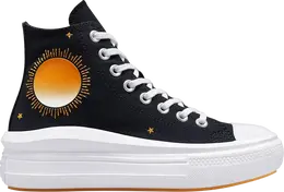 Converse: Чёрные кроссовки  Chuck Taylor All Star Move