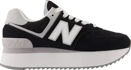 New Balance: Чёрные кроссовки  574