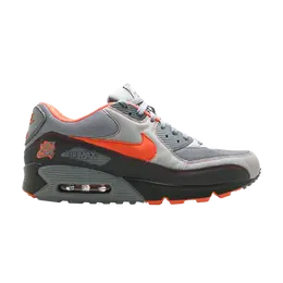 Nike: Серые кроссовки  Air Max 90