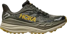 HOKA: Зелёные кроссовки 