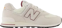 New Balance: Бежевые кроссовки  574