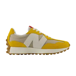 New Balance: Жёлтые кроссовки  327