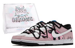 Nike: Розовые кроссовки  Dunk