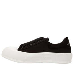 Alexander McQueen: Чёрные кроссовки  Deck Plimsoll