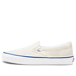 Vans: Белые кроссовки  Classic Slip On