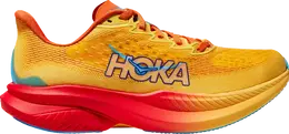 HOKA: Оранжевые кроссовки 