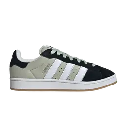 Adidas: Зелёные кроссовки  Campus
