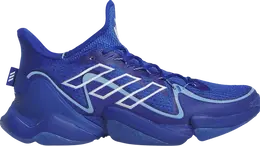 Adidas: Голубые кроссовки 