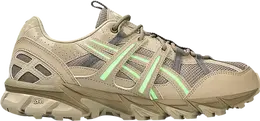 Asics: Зелёные кроссовки  Gel