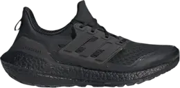 Adidas: Чёрные кроссовки  Ultraboost 21
