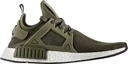 Adidas: Зелёные кроссовки  NMD XR1 Primeknit