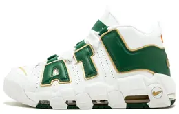 Nike: Зелёные кроссовки  Air More Uptempo