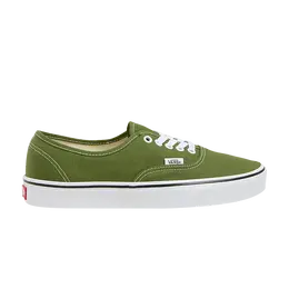 Vans: Зелёные кроссовки  Authentic