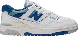 New Balance: Белые кроссовки  550