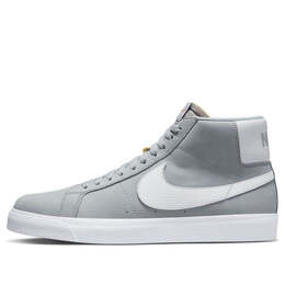 Nike: Серые кроссовки  SB Blazer Mid