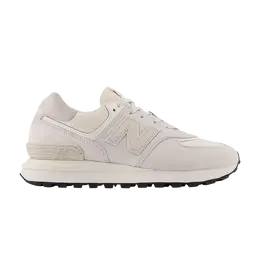 New Balance: Белые кроссовки  574