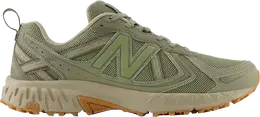 New Balance: Зелёные кроссовки 