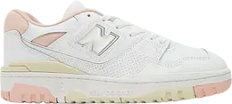 New Balance: Белые кроссовки  550