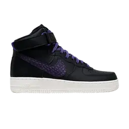 Nike: Фиолетовые кроссовки  Air Force 1 High