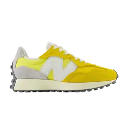 New Balance: Жёлтые кроссовки  327
