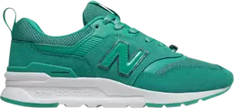 New Balance: Зелёные кроссовки  997H