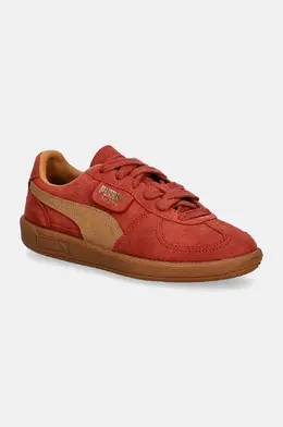 PUMA: Оранжевые кроссовки 