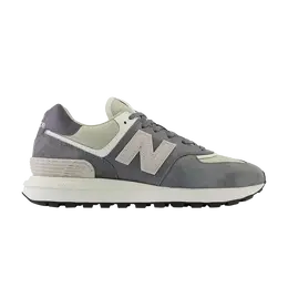 New Balance: Серые кроссовки  574