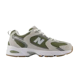New Balance: Зелёные кроссовки  530