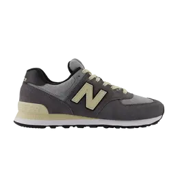 New Balance: Серые кроссовки  574